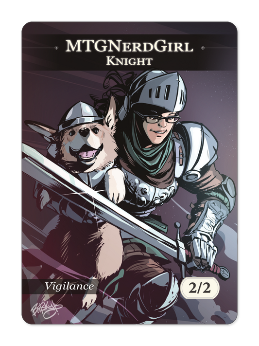 Chivalrous Corgi & Knight Duo — Charity Token | Evoke the Art