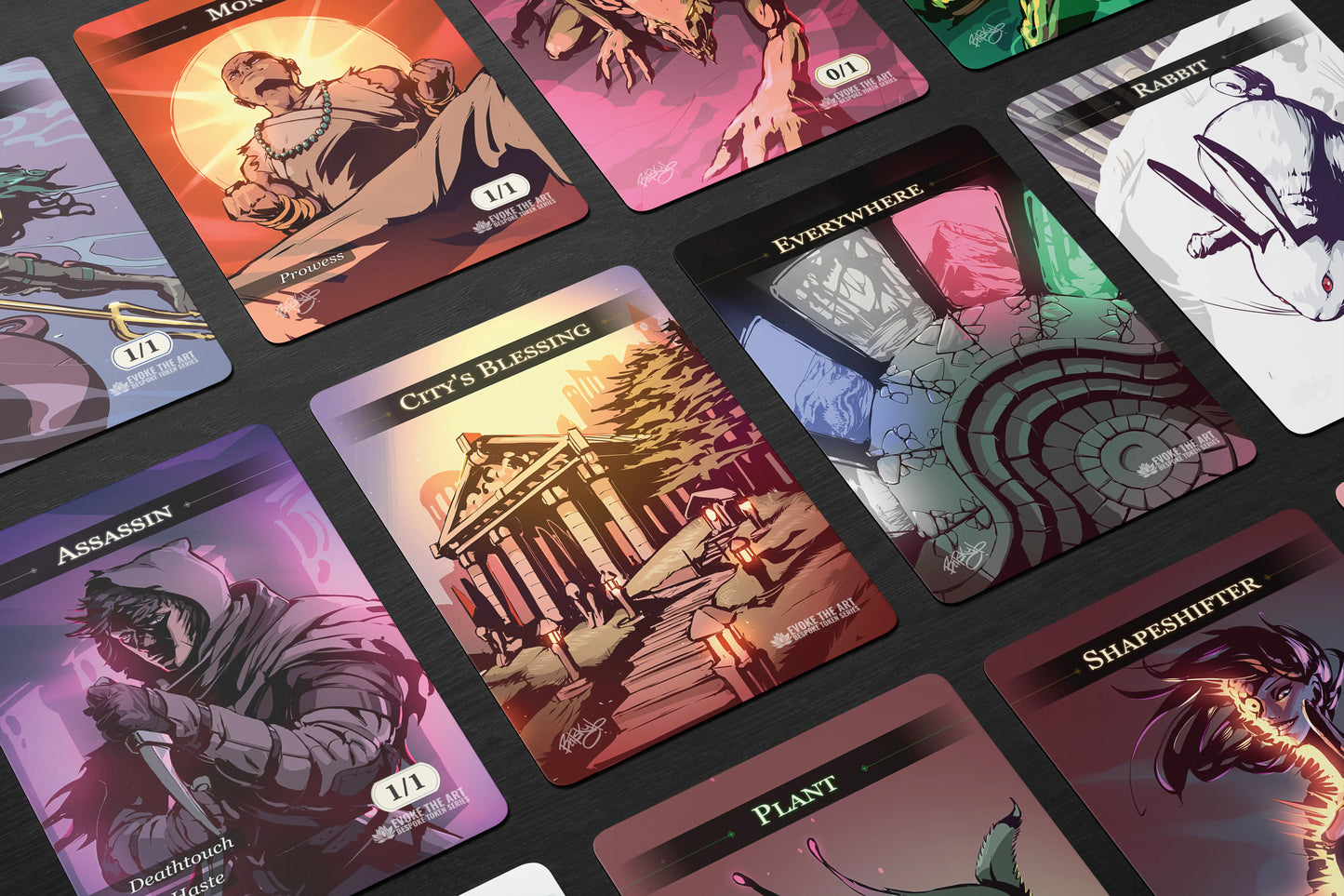 Bespoke Expansion Pack Vol. 1 — 12 MTG Tokens | Evoke the Art